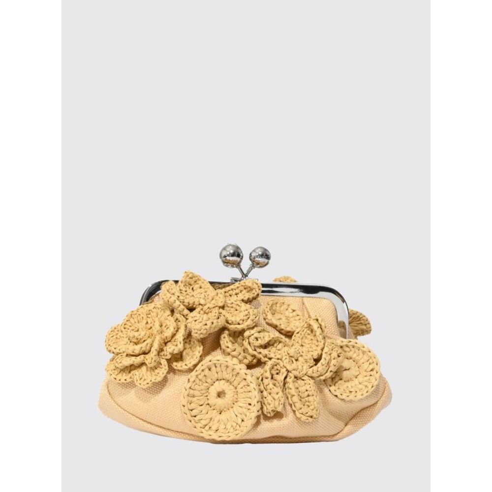 Weekend Max Mara Clutch Woman Beige